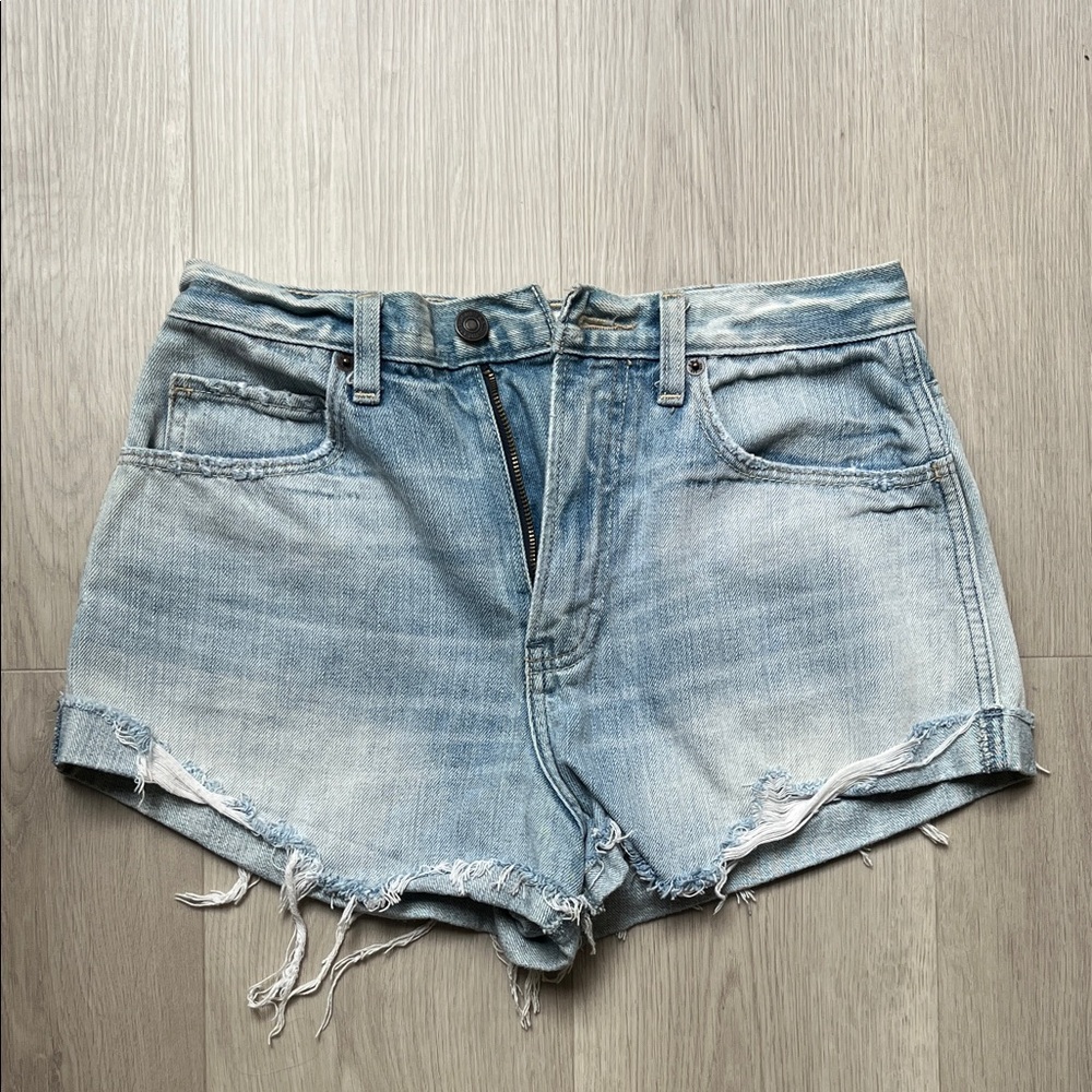 Abercrombie & Fitch Light Blue Jean Shorts